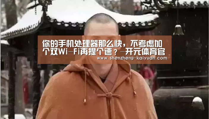 你的手机处理器那么快,不考虑加个双Wi-Fi再提个速?-开元体育官网下载(图2) 开元体育电竞竞猜
